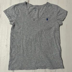 Gray Polo Ralph Lauren V Neck